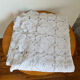 White vintage crochet bedspread