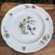 Flat plates with scalloped edges Sarreguemines bohemian chic