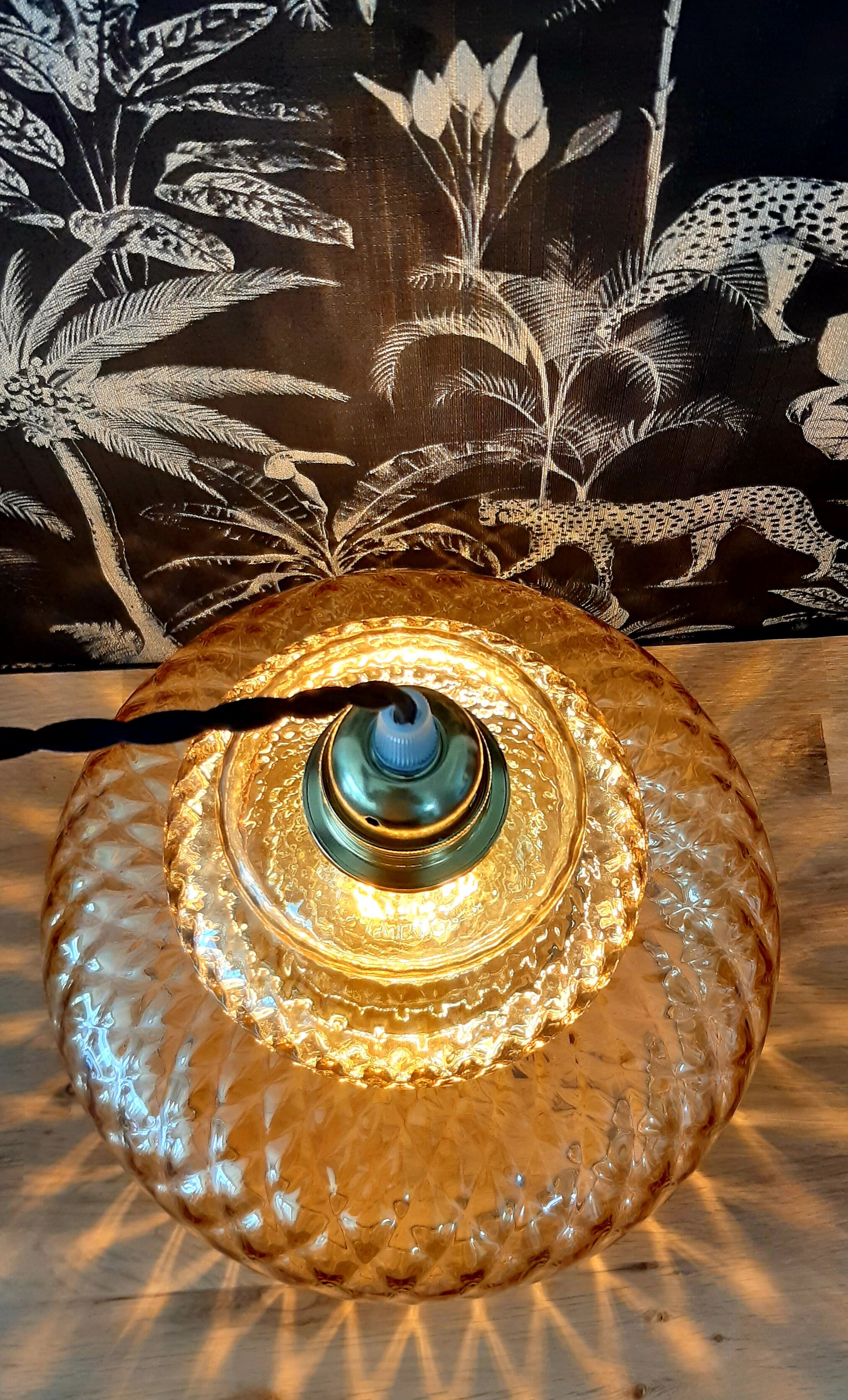 Amber vintage hanging