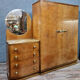 Toilet cabinet Art Deco period in glass of Amboine around 1920
