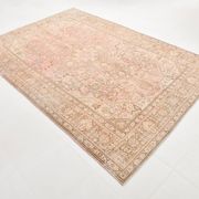 6x9 dusty pink wool persian rug 287x192cm