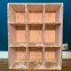 Wooden storage cabinet - 9 lockers