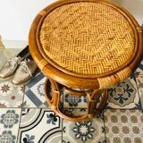 Rattan tabouret