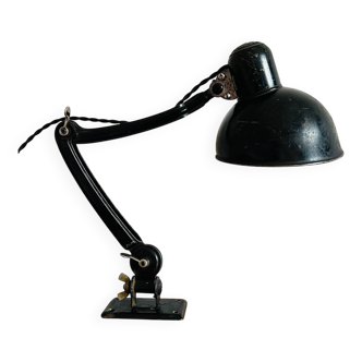 Antique Kaiser Idell industrial lamp