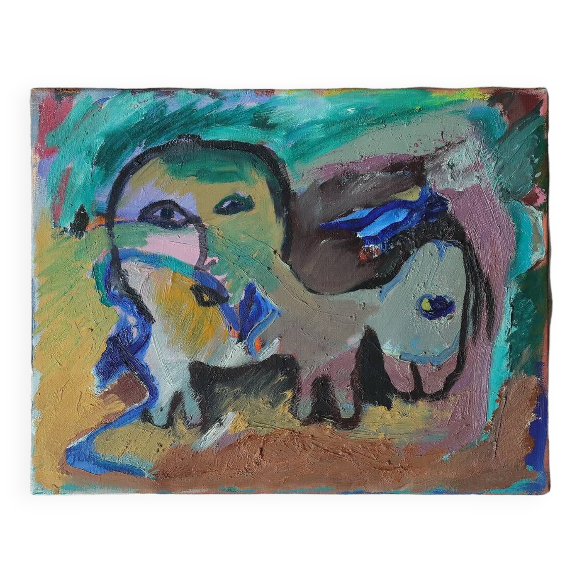 Lennart Lilja, Oil on canvas, 1950s