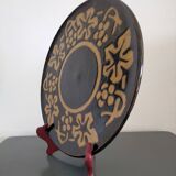 Vintage Dauphiné dish in glazed terracotta Gaetana Vines decor