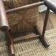 Children's chair wood and straw