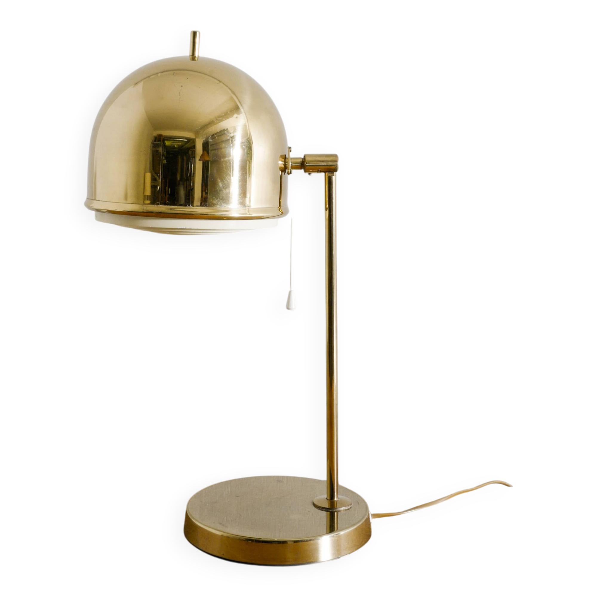 Swedish Mid Century B-075 Brass Table Lamp by Eje Ahlgren Bergboms, 1960s