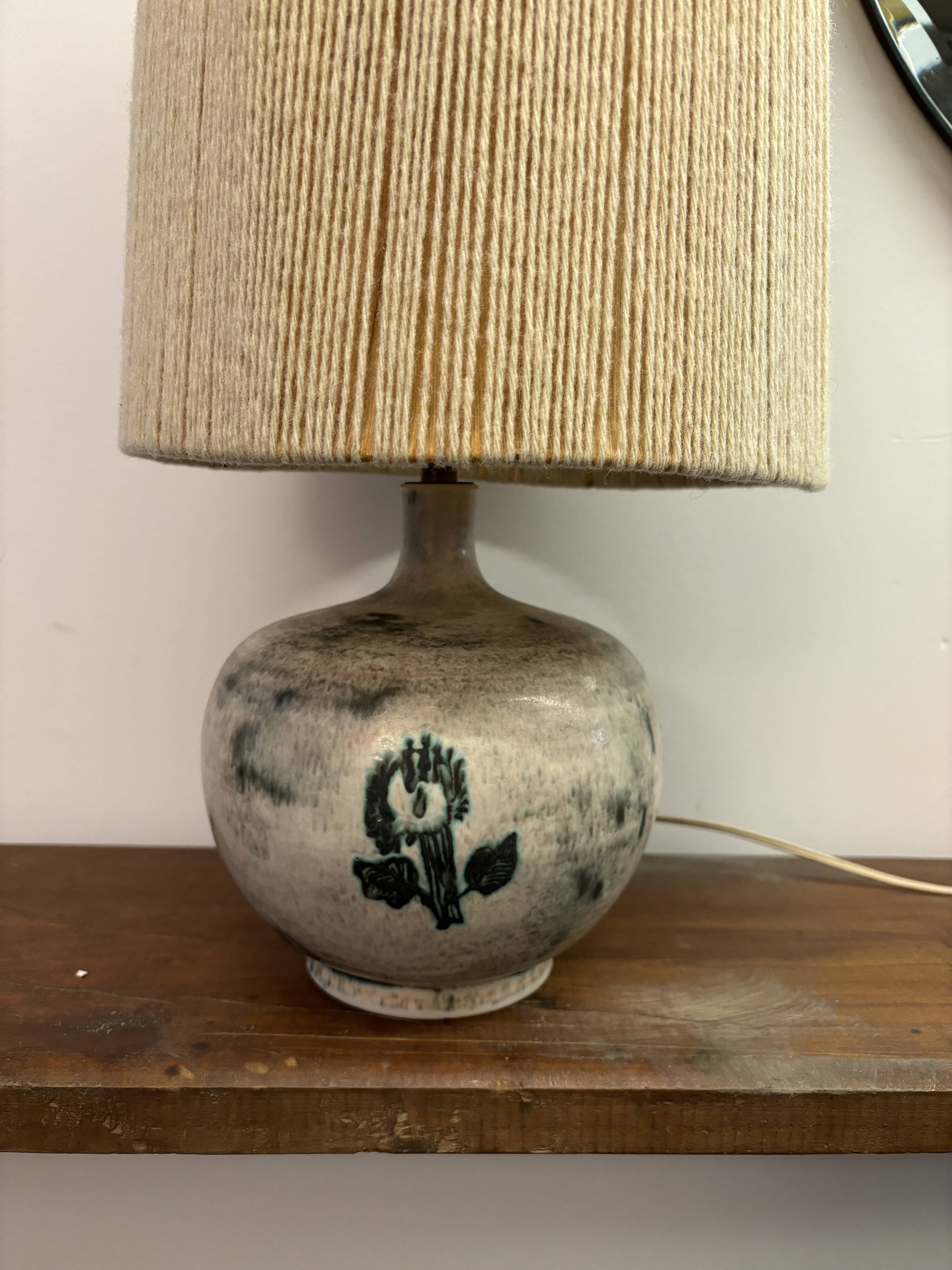 Ceramic lamp by Jacques Blin