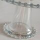 Glass cake dish