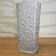 Vintage glass vase bubble texture (Hermanova Hut, 1968)