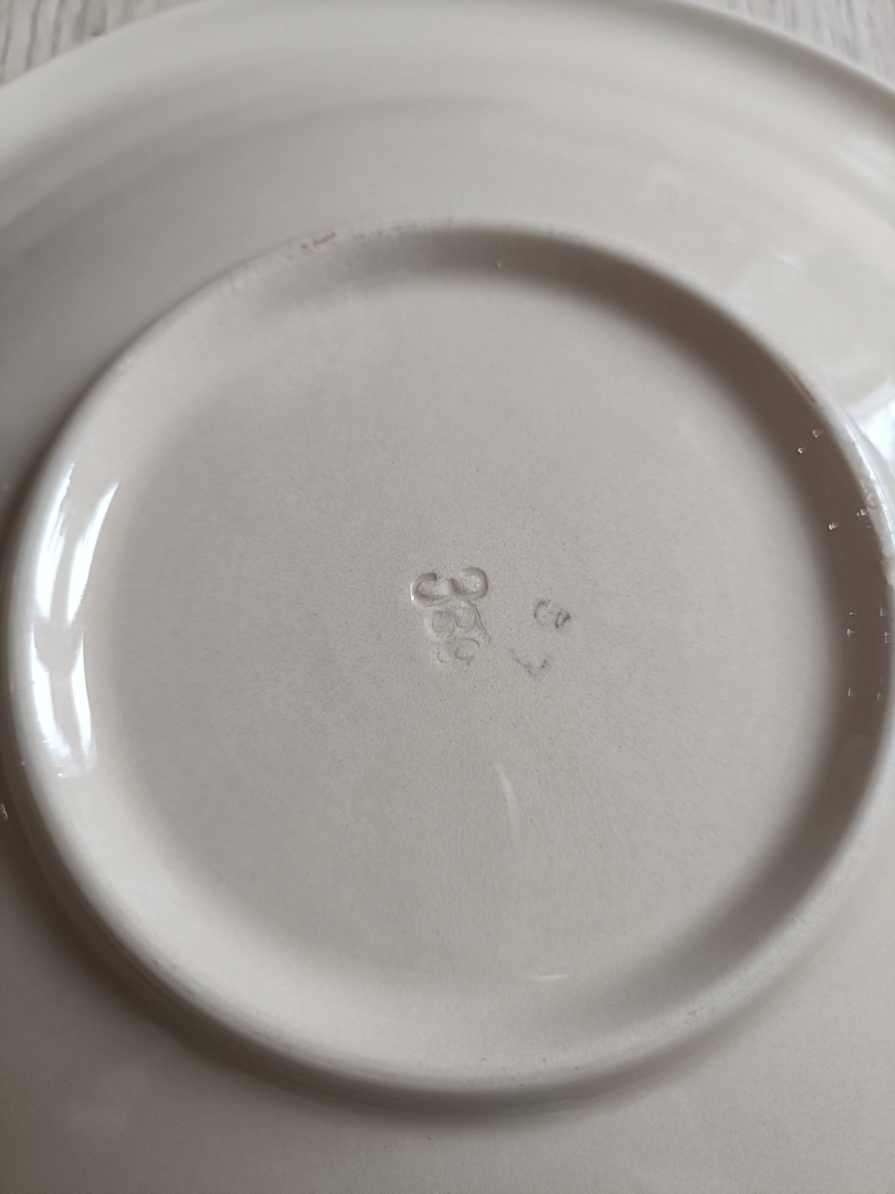 Low Badonviller Art Deco Compote Dish