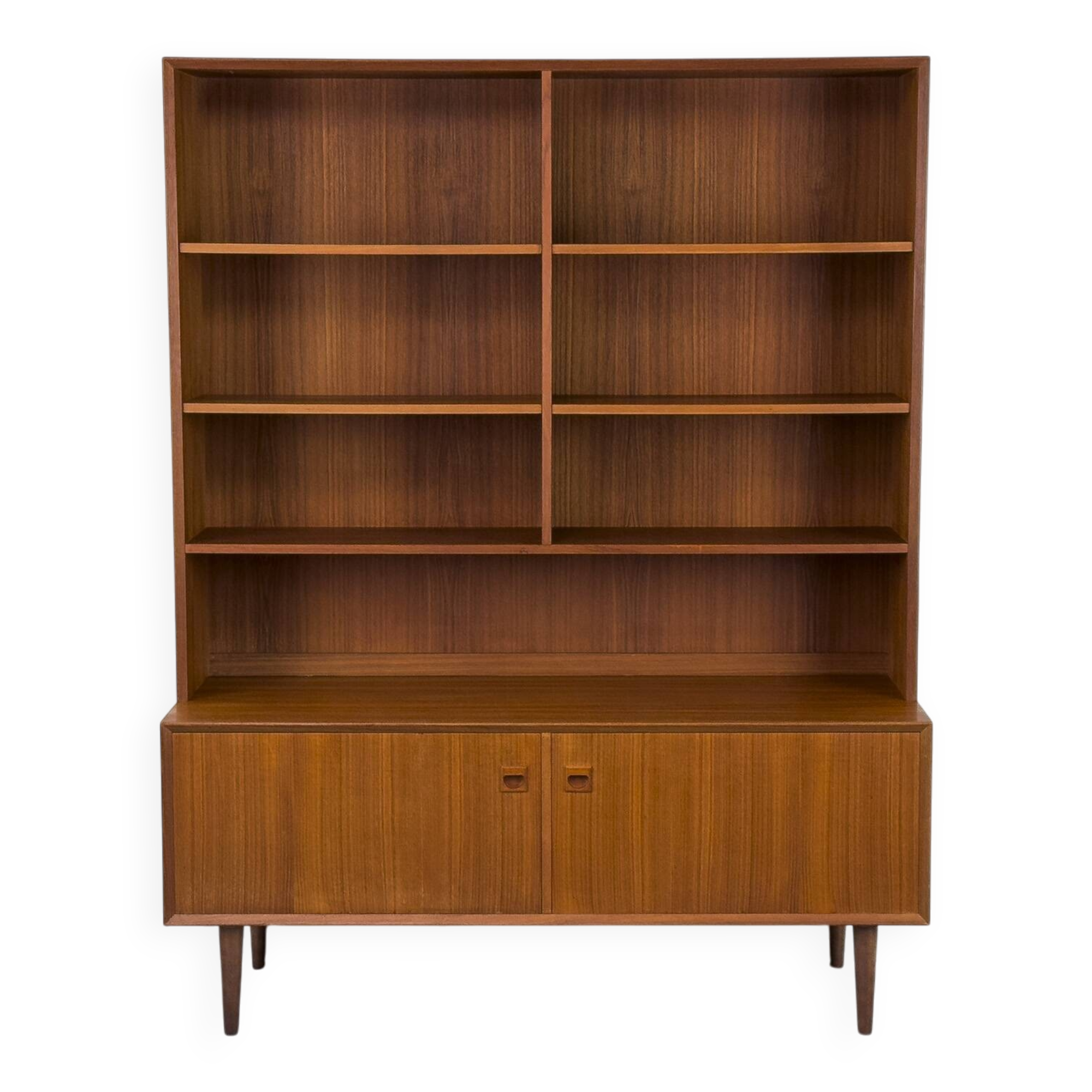 Buffet en teck avec étagère par Brouer Møbler, années 1960.