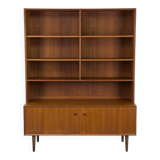 Buffet en teck avec étagère par Brouer Møbler, années 1960.