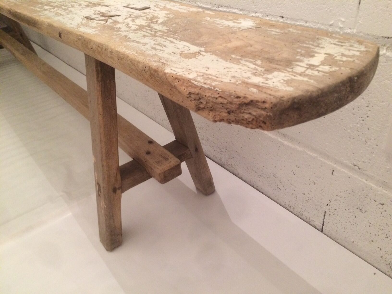 Farm bench authentic wooden