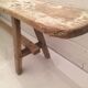 Farm bench authentic wooden