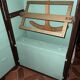 Malle de cabine ancienne avec son intérieur marque Mendel Trunx