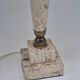 Table lamp in onyx and travertine, mid-century modern, 1970s.