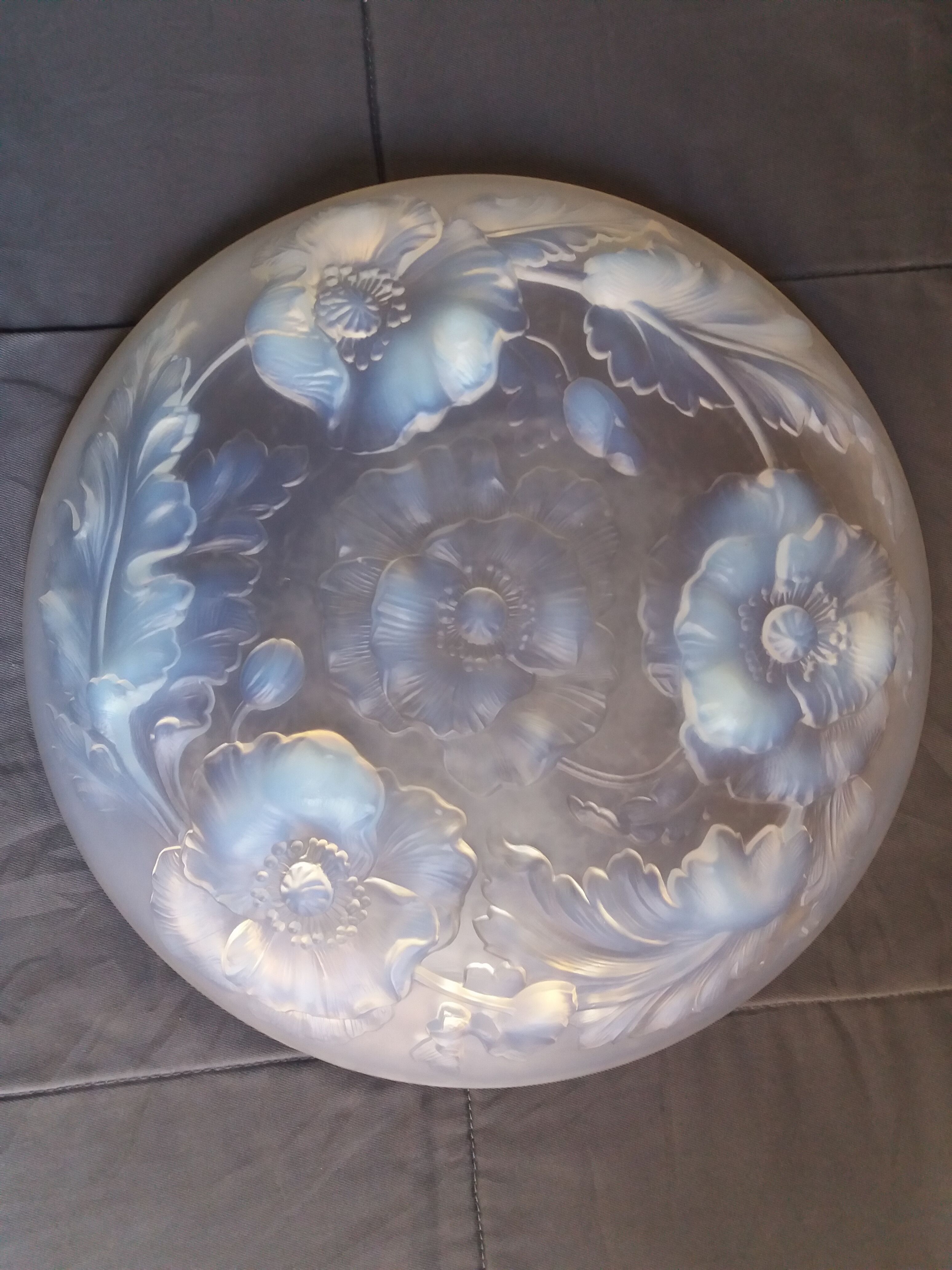 Old glass cup by "Sabino"