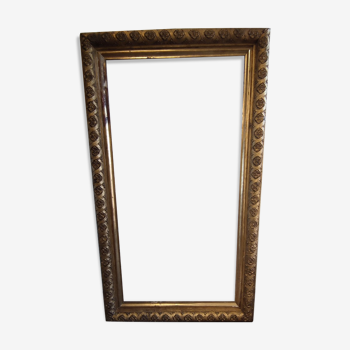 Golden frame with 19th century leaf