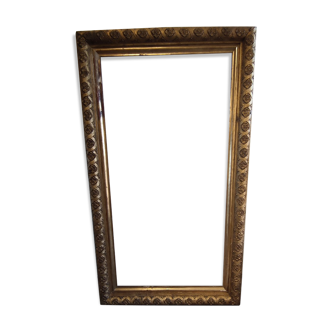 Golden frame with 19th century leaf