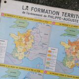 Ancienne carte scolaire MDI / Formation territoriale de la France