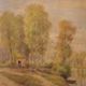 A. Corradi, Landscape, 1950, Oil on Panel, Framed