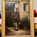 Tableau enfant XIX