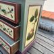 Hand painted chest of drawers