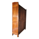 Large Louis XV period wardrobe in solid walnut