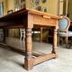 Table de drapier en bois massif 237 x 79 cm