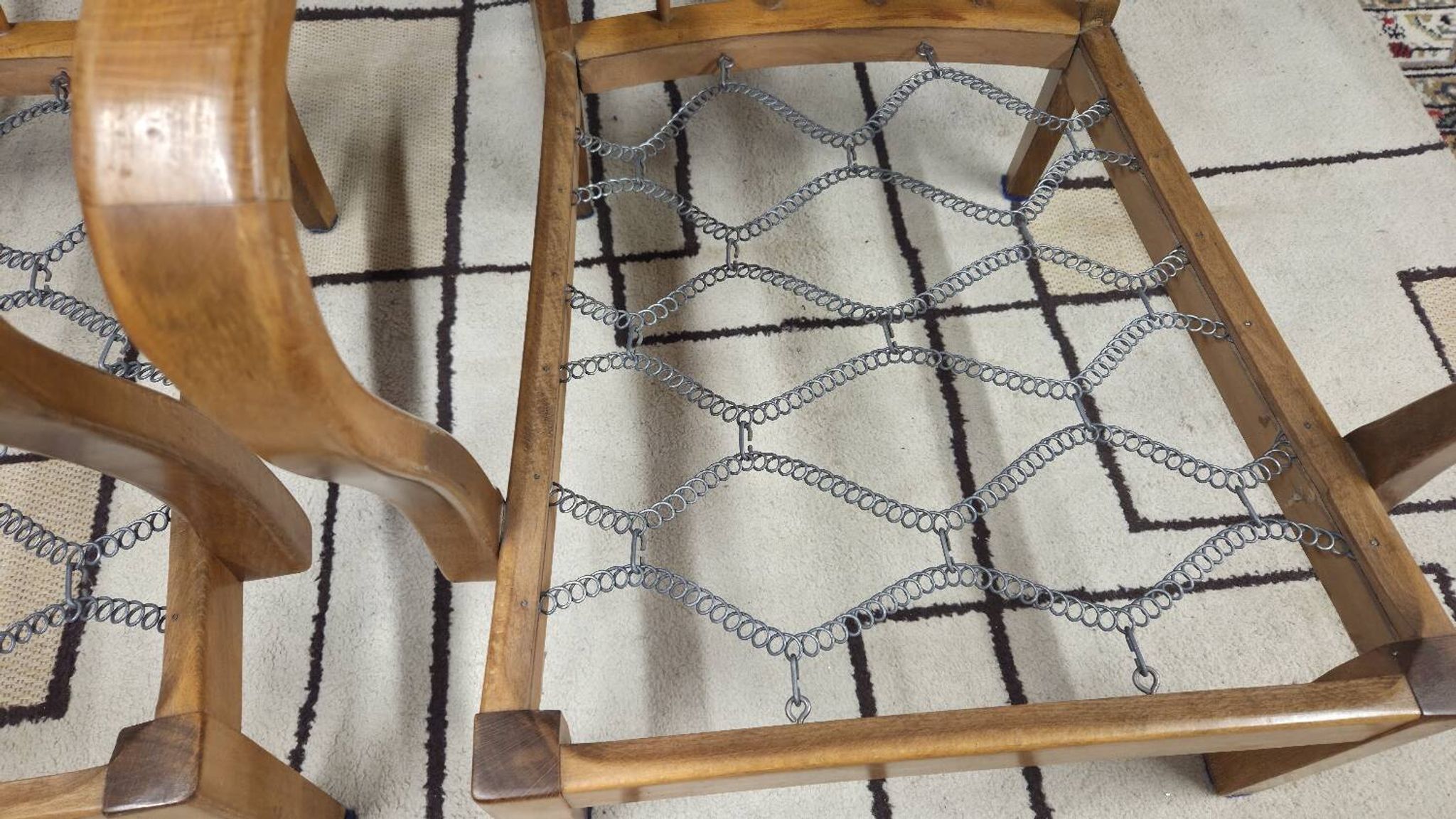 Pair of vintage Scandinavian armchairs from the 60s-70s.