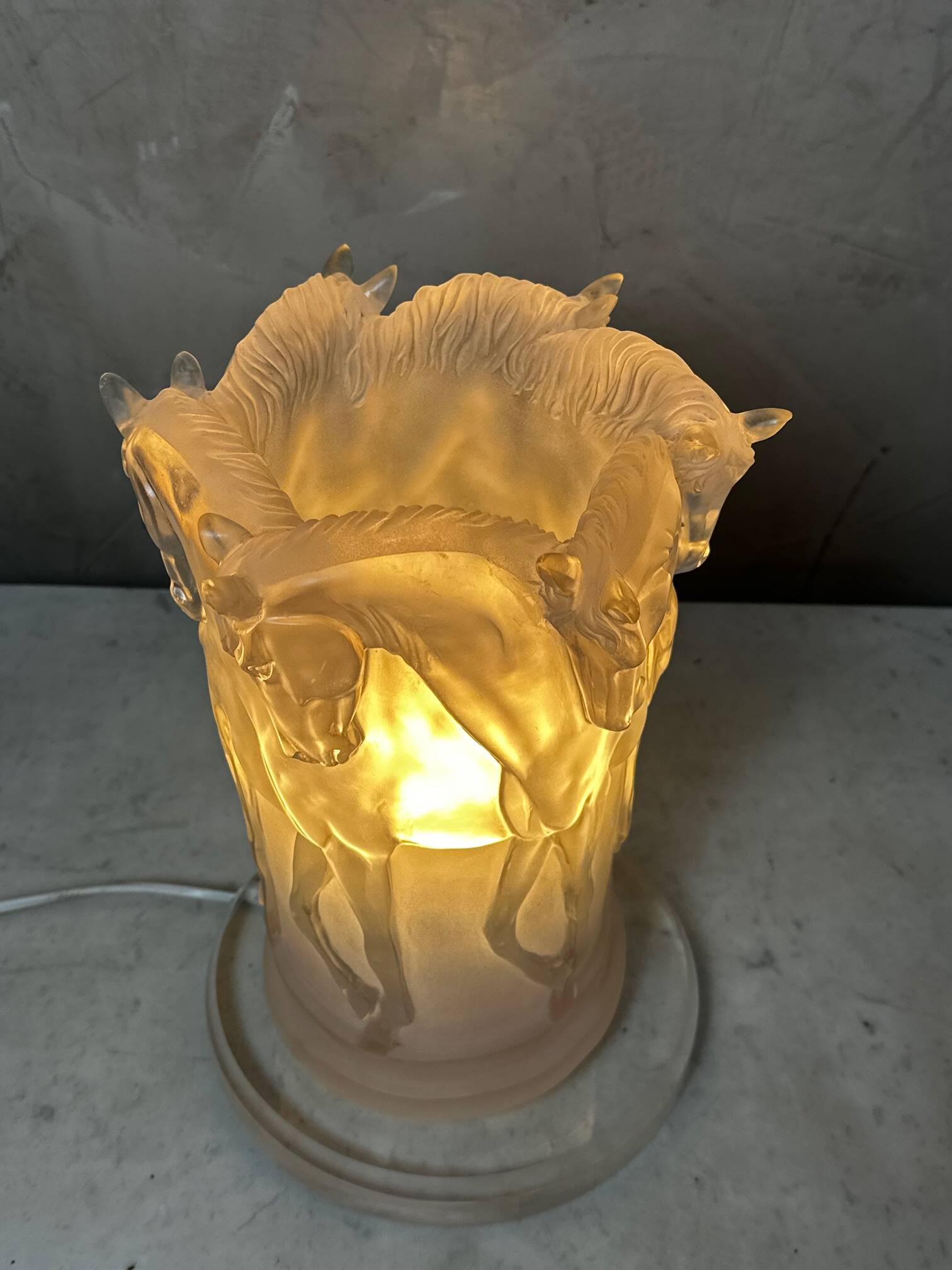 Plexiglass lamp 1970