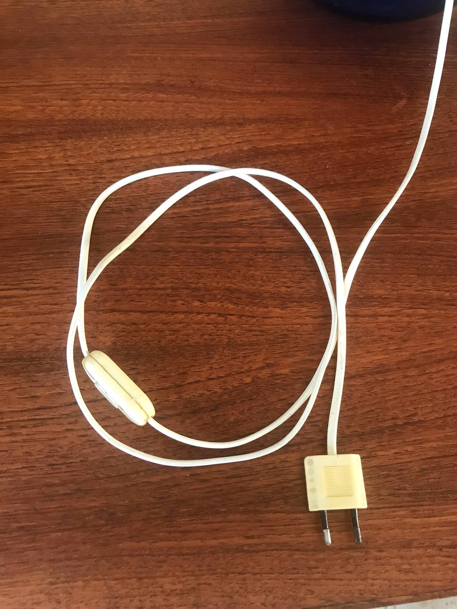 Vintage blown glass lamp from the 70s