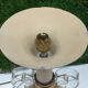 Lampe vintage des années 50 tôle, plexi et bois
