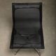 Eames Aluminum Group EA106 Dining Chairs in Black Netweave Mesh, Vitra