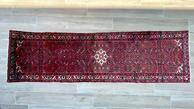 Tapis de couloir oriental époque Art déco
