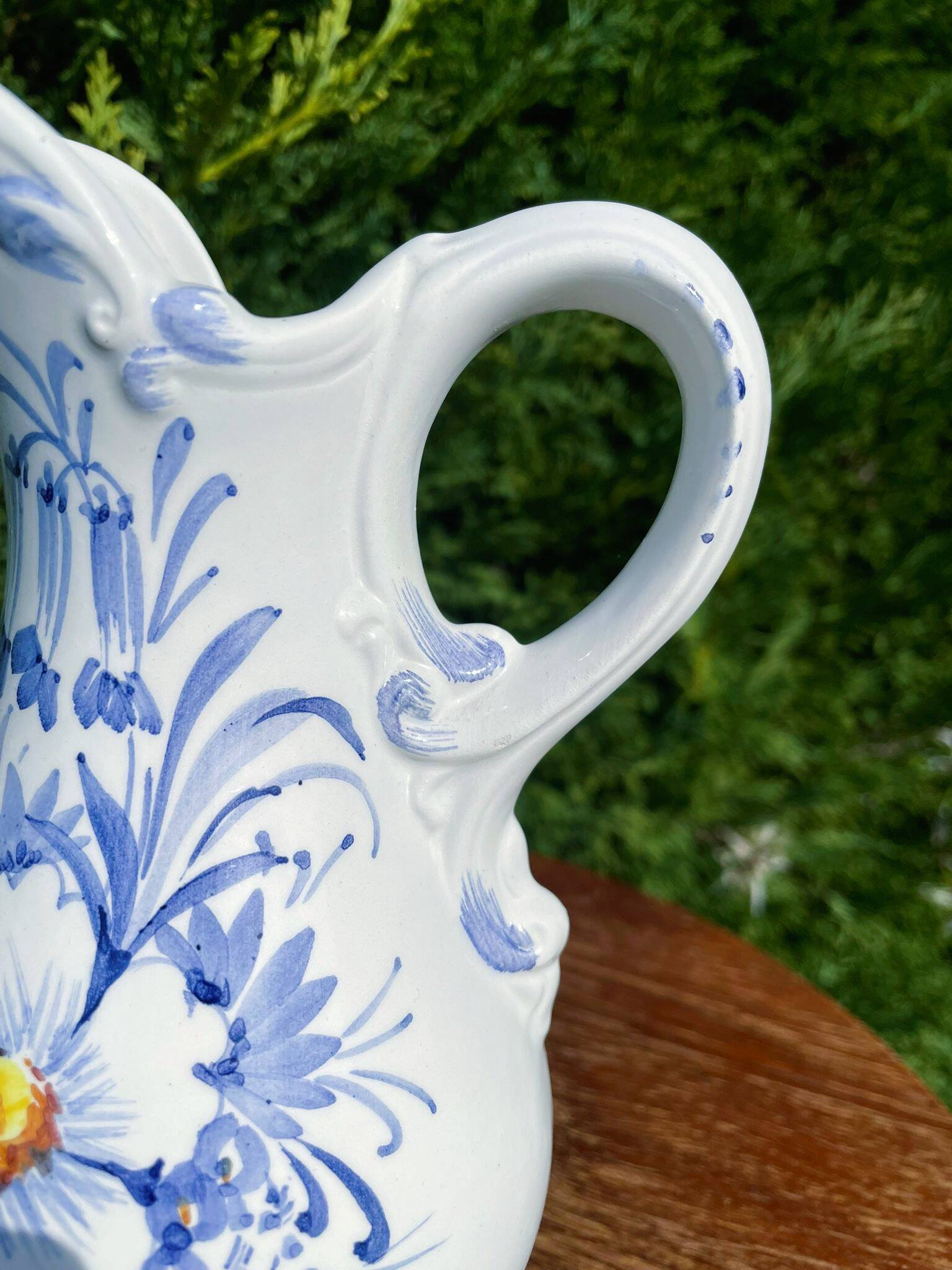 Capodimonte porcelain carafe