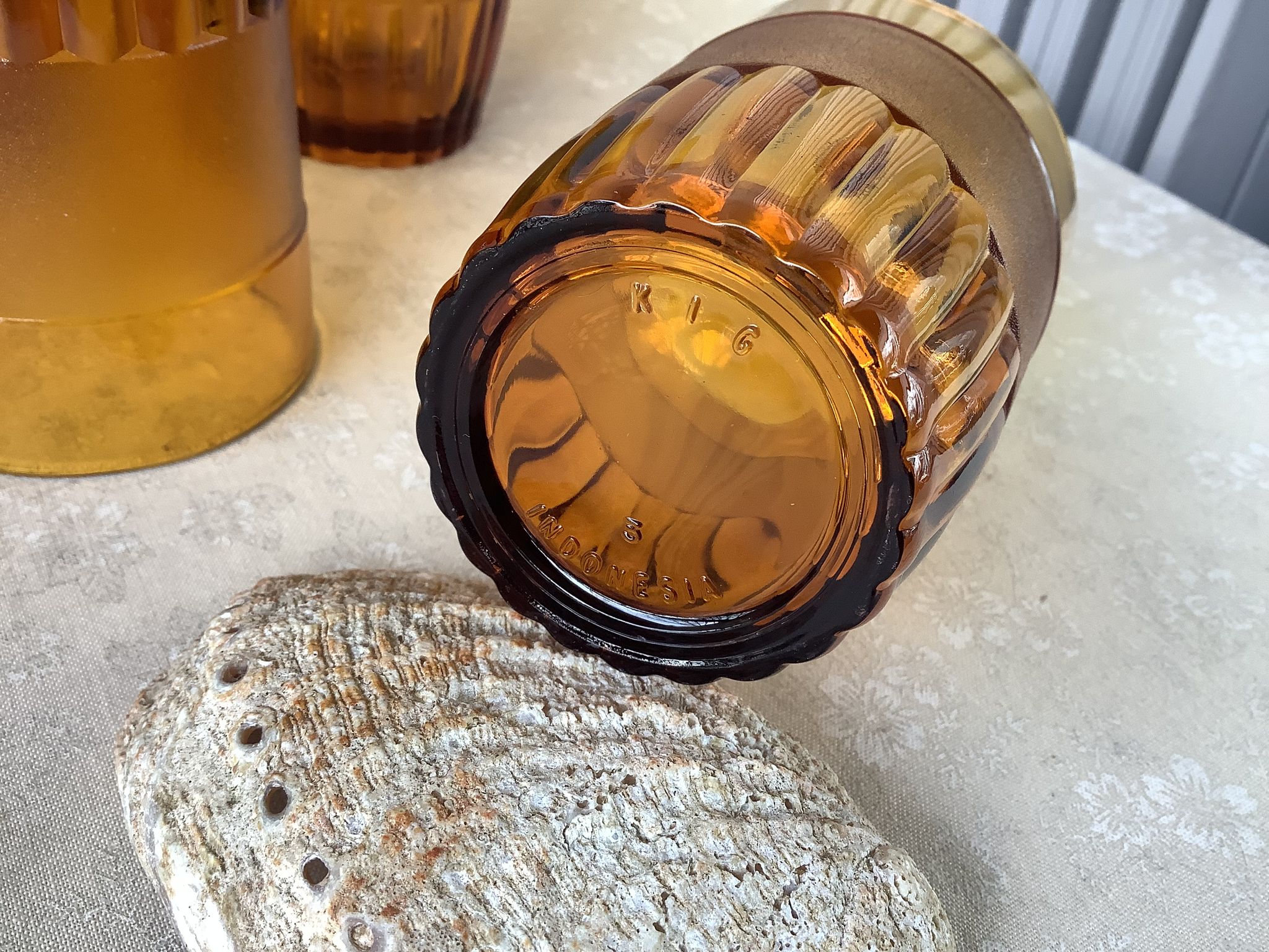 Verres ambrés Kig Indonésia