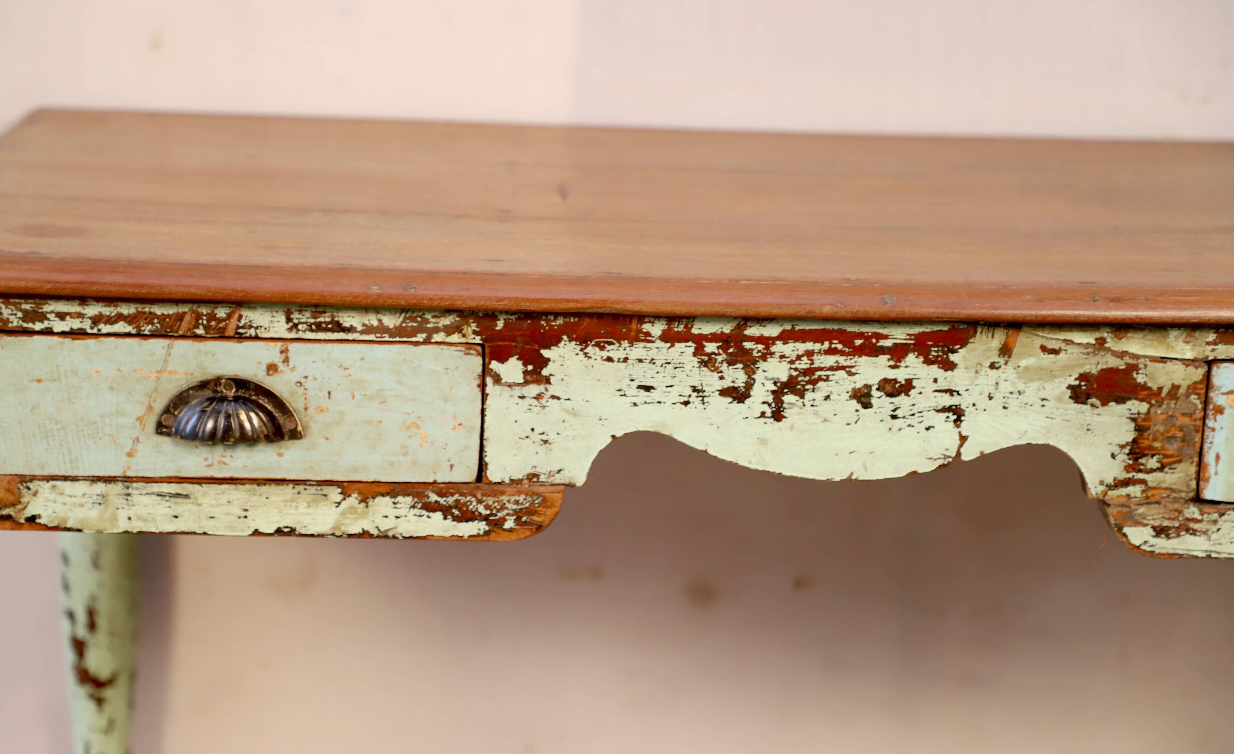 Old Burmese teak desk