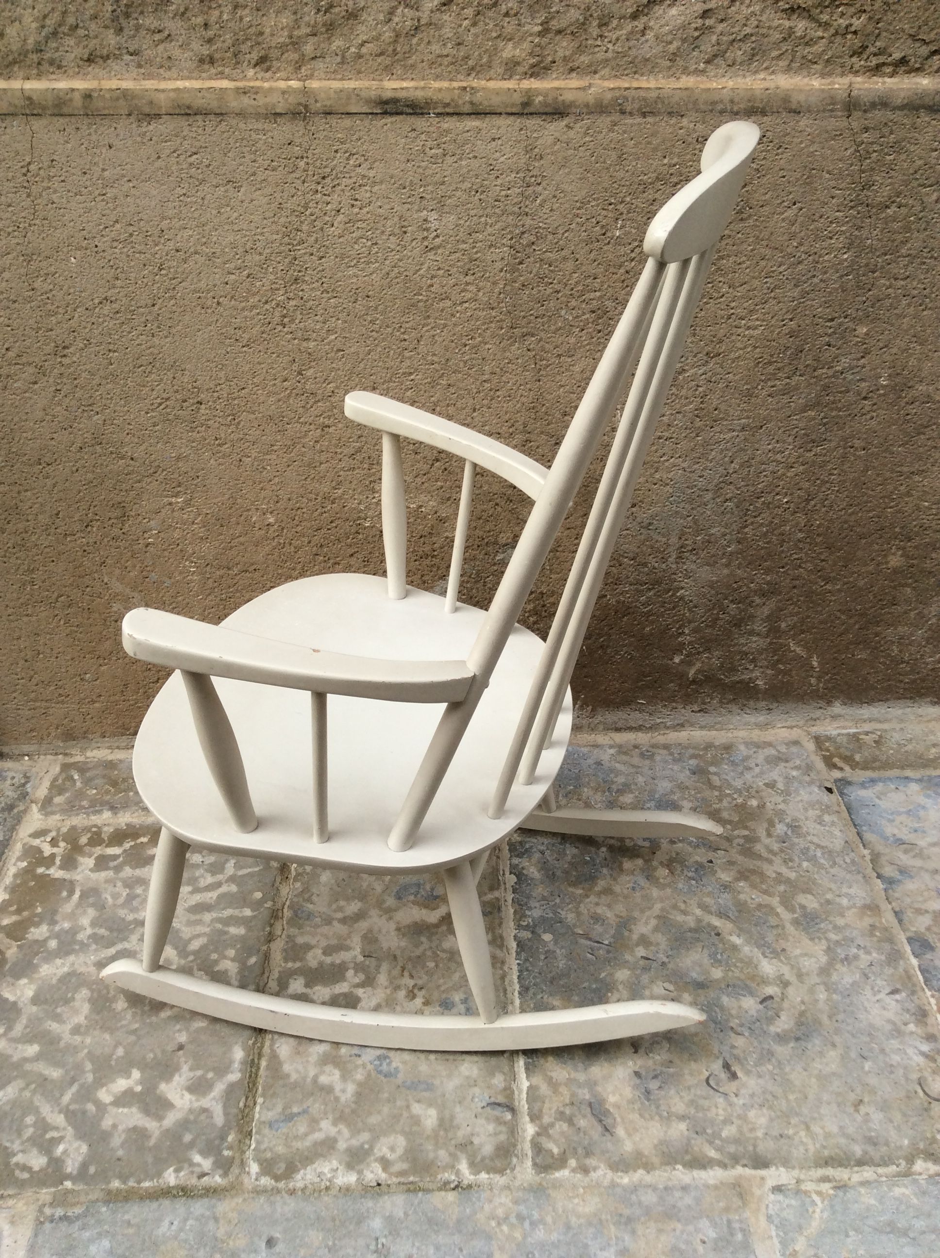 Scandinavian rocking chair 1960 Stol Kamnik
