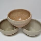 Three ceramic bowls