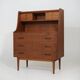 Teak secretaire by Gunnar Nielsen Tibergaard for Tibergaard, 1960s