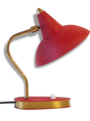 Adorable lampe réflecteur rouge