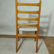 Set of 2 vintage Scandinavian chairs in teak and corduroy, 1960s