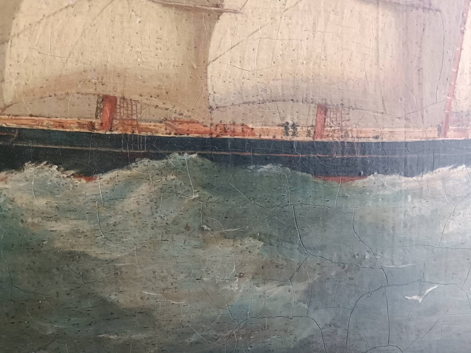 Marine, oil on canvas