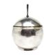 Art Deco sugar bowl, silver-plated brass, WMF, Poland, 1930s