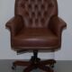 Chesterfield leather executive chair
