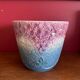 Ceramic floral cache pot