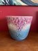 Ceramic floral cache pot